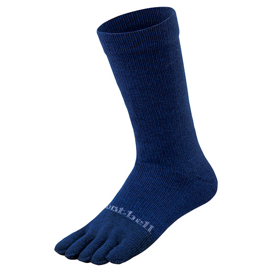 WIC.ウォーキング 5トゥソックス Men's ネイビー