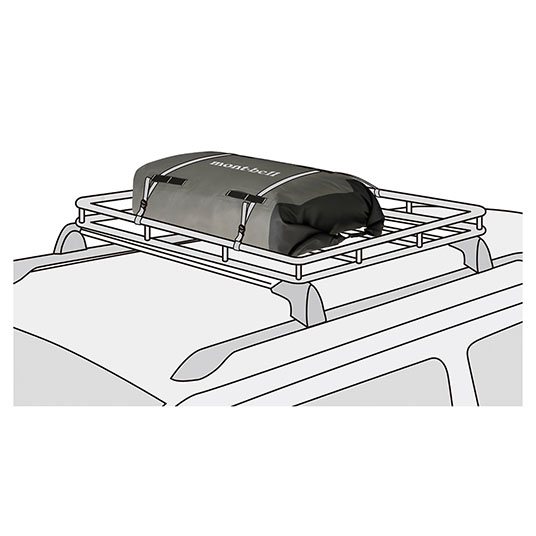 車のキャリアに固定