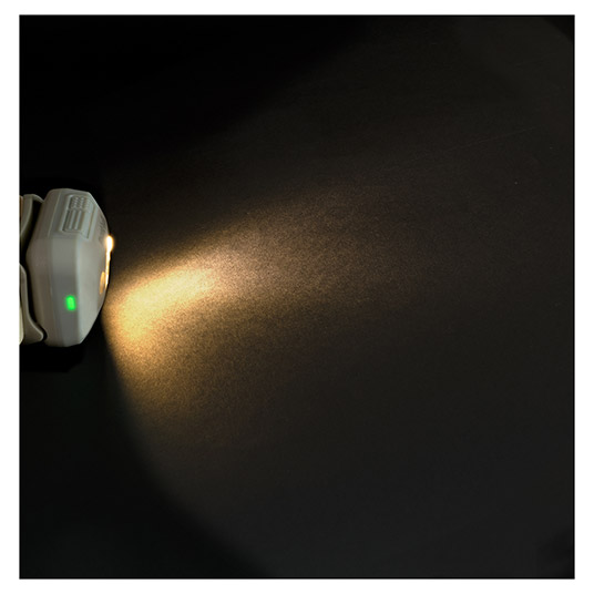 手元を照らすのに適した電球色LED。