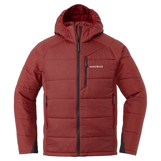 U.L.サーマラップ パーカ Men's ワインレッド