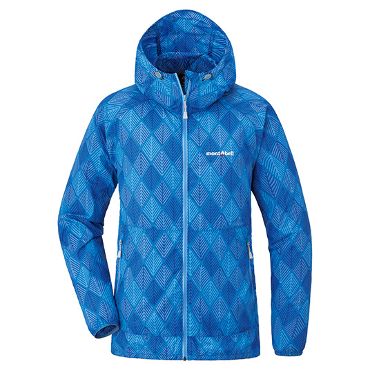 ウインドブラストプリントパーカ Women's ペールインディゴ