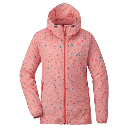 ウインドブラストプリントパーカ Women's ローズピンク