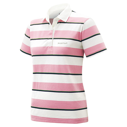 WIC.ラガーシャツハーフスリーブ Women's ピンク