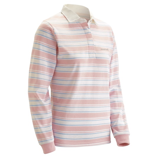 WIC.ラガーシャツロングスリーブ Women's ペールピンク