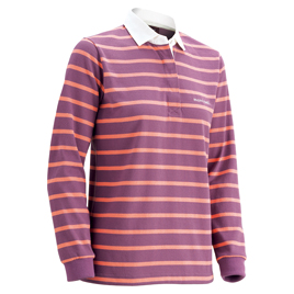 WIC.ラガーシャツロングスリーブ Women's ローズワイン