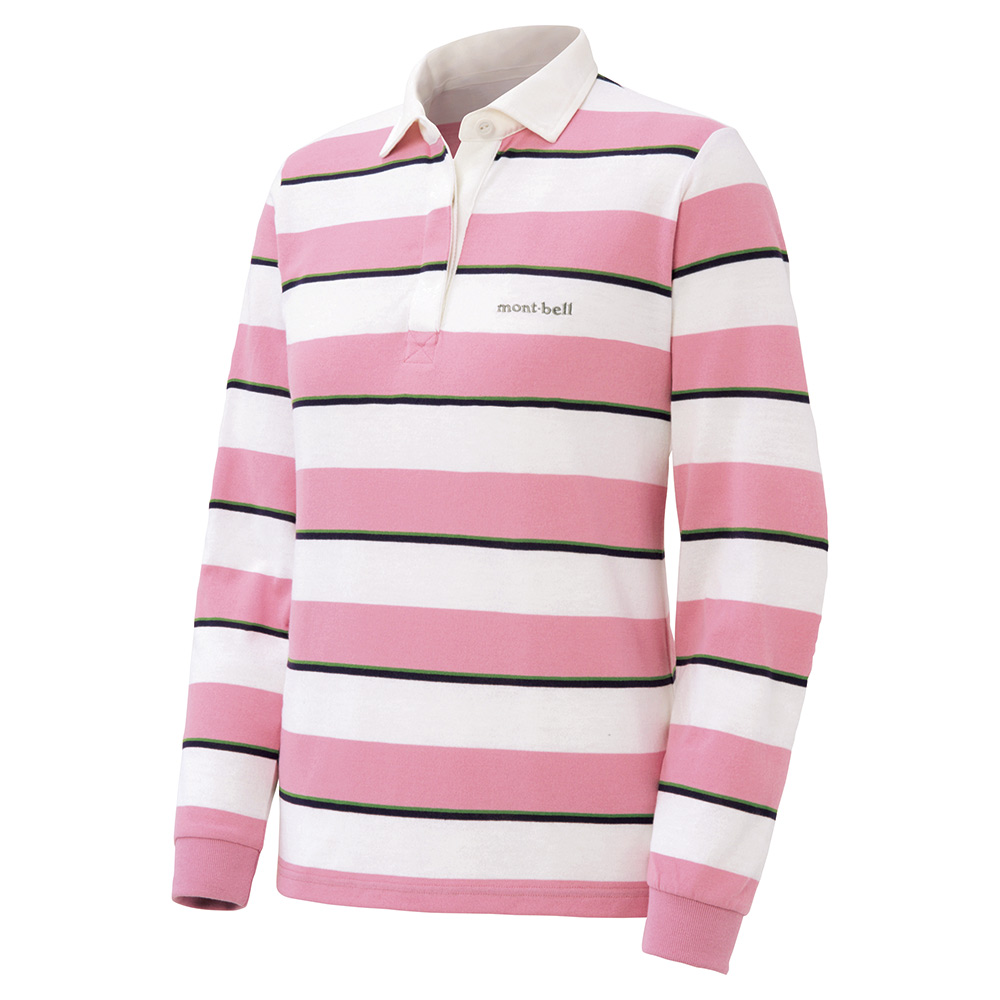 WIC.ラガーシャツロングスリーブ Women's ピンク