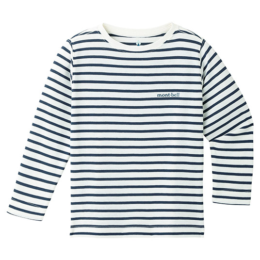 WIC.ボーダー ロングスリーブT Kid's 100-120 ブルー