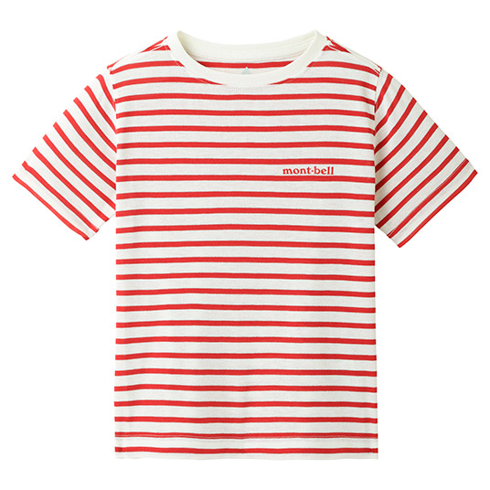 WIC.ボーダーT Kid's 100-120 レッド