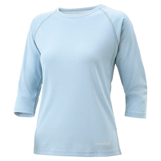 WIC.フィット セミロングスリーブT Women's ライトブルー