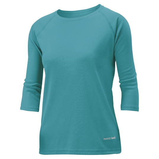 WIC.フィット セミロングスリーブT Women's ターコイズ