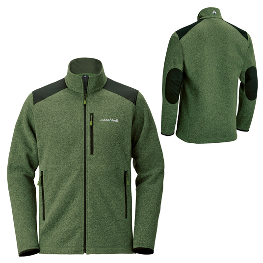 クリマプラス ニットジャケット Men's グリーン