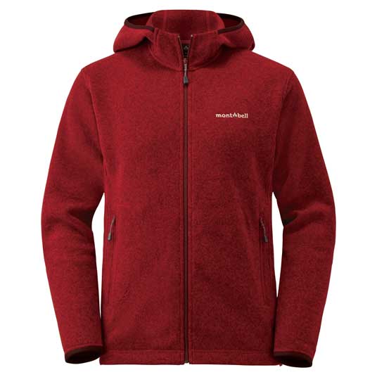 クリマプラス ニットパーカ Men's レッド