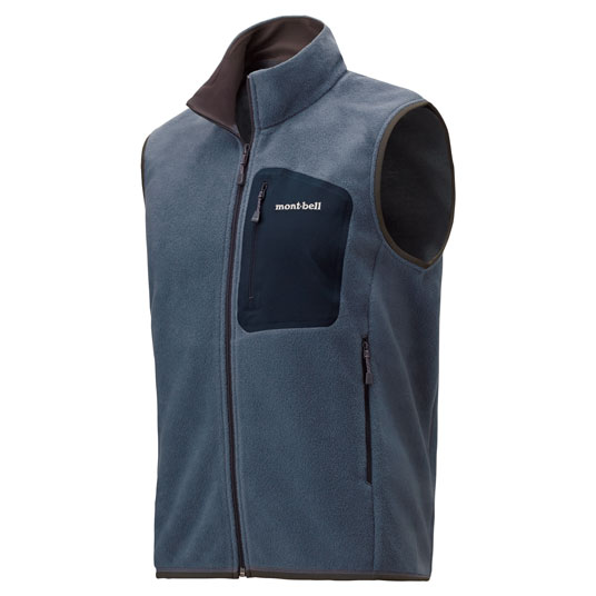 クリマプラス100 ジップベスト Men's ダークグレー