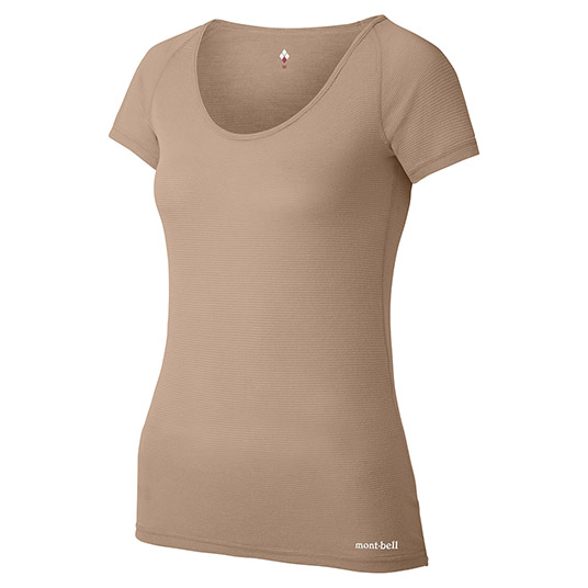ジオライン L.W.UネックTシャツ Women's タン