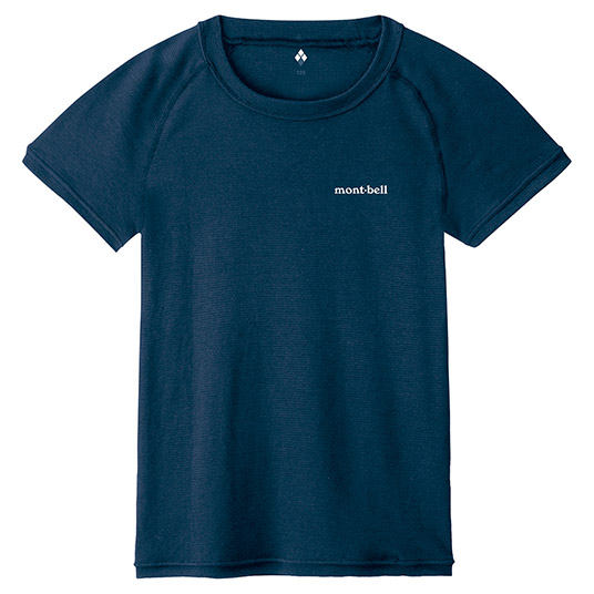 ジオライン L.W.Tシャツ Kid's 105-120 ネイビー