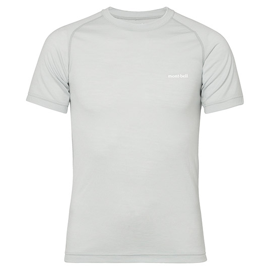 スーパーメリノウール M.W.Tシャツ Men's ライトグレー