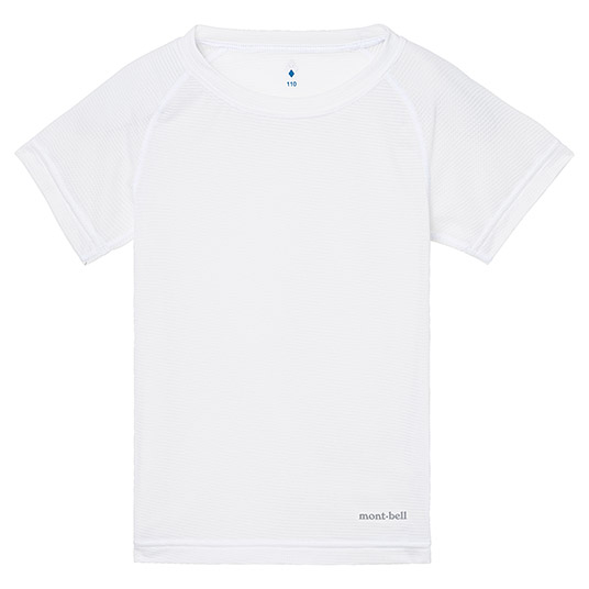 ジオライン クールメッシュ Tシャツ Kid's 100-120 ホワイト
