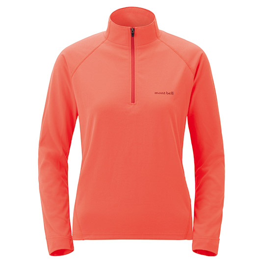 WIC.ジップシャツ Women's コーラルピンク