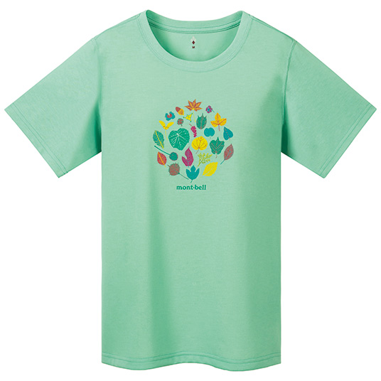 WIC.T Women's 山の木の葉 ライトグリーン