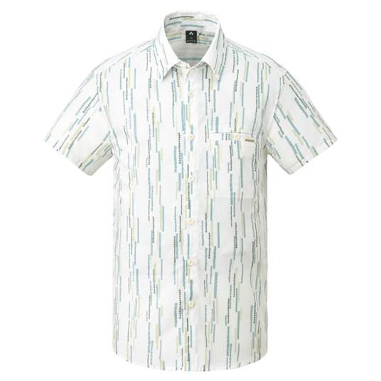 WIC.ライト プリント ショートスリーブシャツ Men's ホワイト