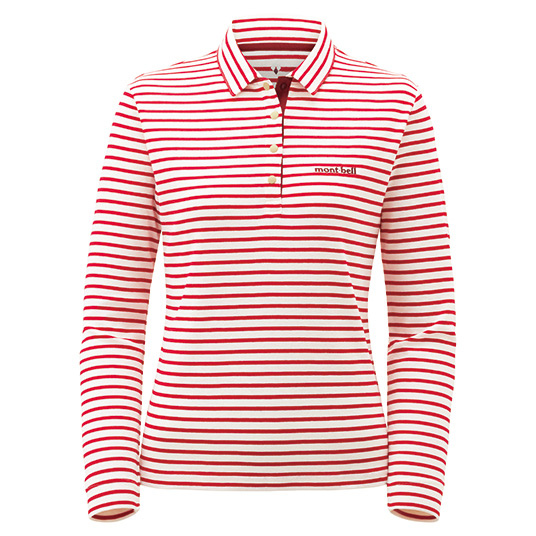WIC.ロングスリーブ カラーシャツ Women's レッド