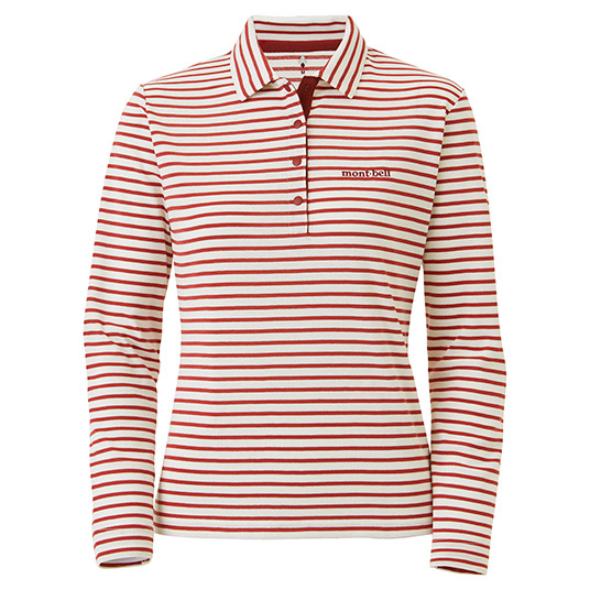 WIC.ロングスリーブ カラーシャツ Women's レッド