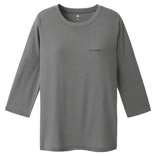 WIC.セミロングスリーブT Women's ダークグレー