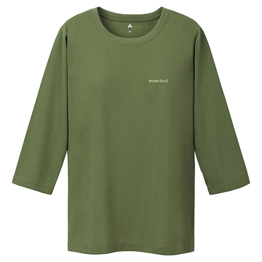 WIC.セミロングスリーブT Women's カーキ