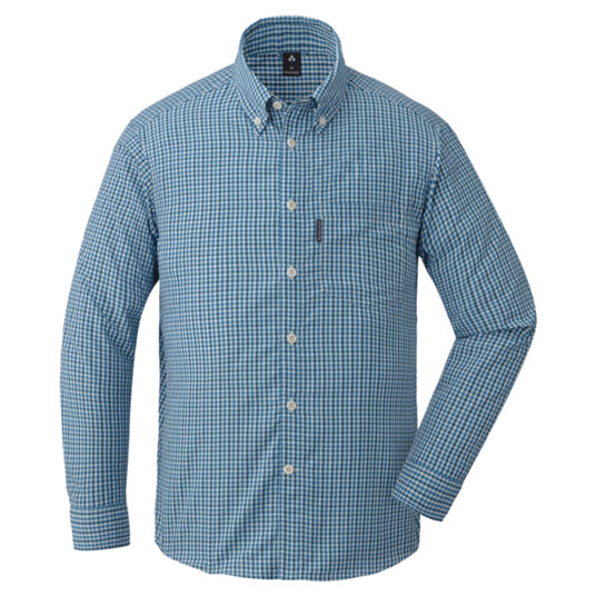 WIC.ドライタッチ ロングスリーブシャツ Men's ブルーグリーン