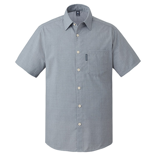 メリノウール ライト ショートスリーブシャツ Men's グレー