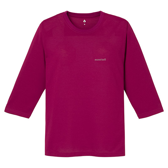 WIC.セミロングスリーブT Women's ワインレッド