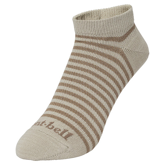 KAMICOトラベル アンクルソックス Men's タン24