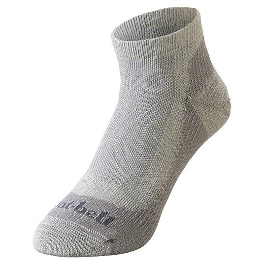 WIC.ウォーキング ショートソックス Men's ライトグレー