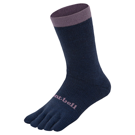 メリノウール トレッキング 5トゥソックス Women's ブルー