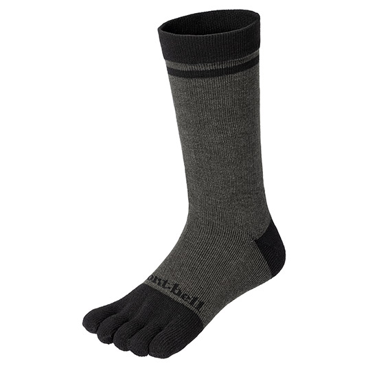 WIC.ウォーキング 5トゥソックス Men's ダークグレー
