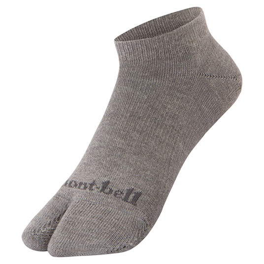 WIC.トラベル スプリット トゥ アンクルソックス Men's ライトグレー