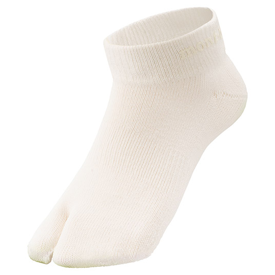 KAMICOトラベル スプリット トゥ アンクルソックス Men's アイボリー