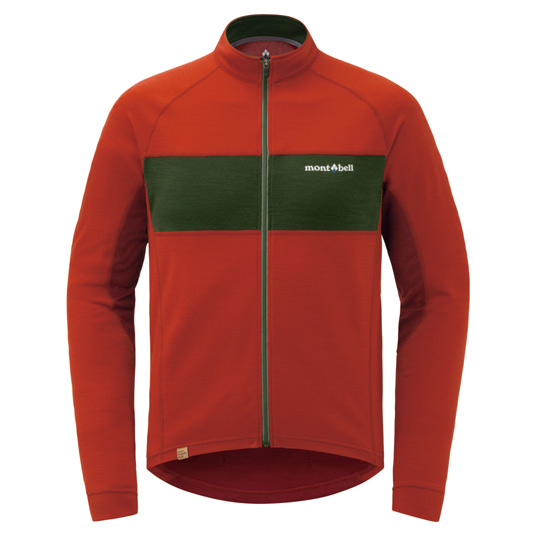 メリノウールプラス サイクルジャージ Men's レッド