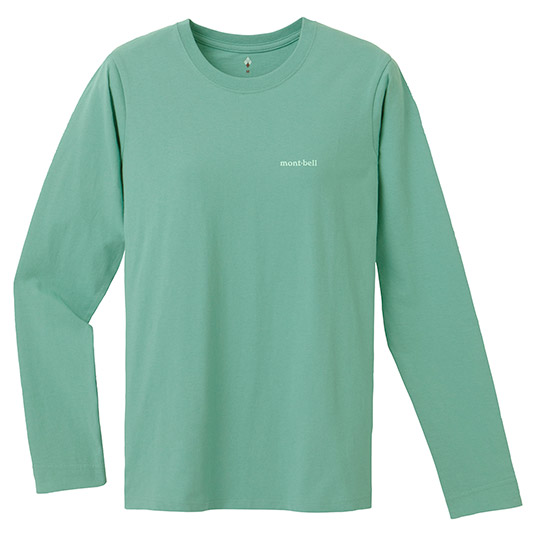 ペアスキンコットン ロングスリーブT Women's ブルーグリーン