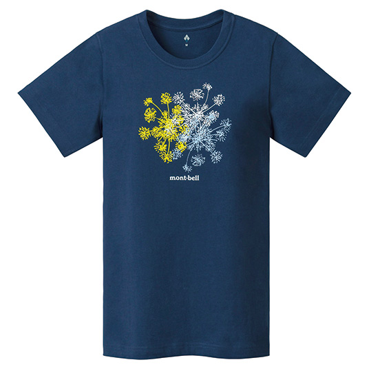 ペアスキンコットン T Women's ミヤマシシウド ネイビー