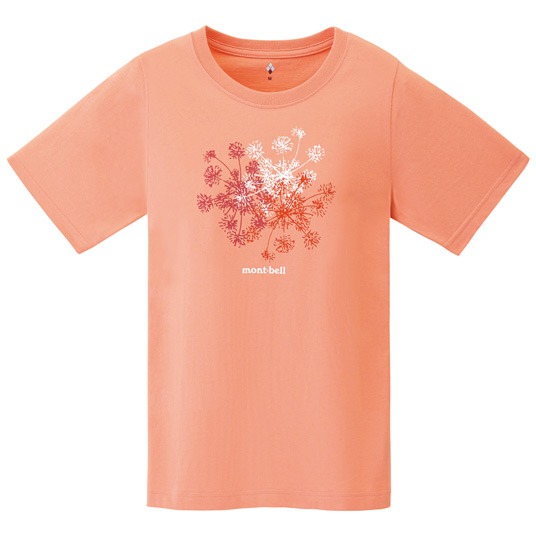 ペアスキンコットン T Women's ミヤマシシウド コーラルピンク