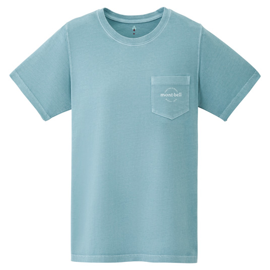 ウォッシュアウト コットンT Women's ライトブルー