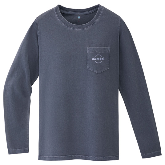 ウォッシュアウト コットン ロングスリーブT Women's ネイビー