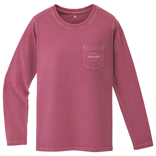 ウォッシュアウト コットン ロングスリーブT Women's ピンク