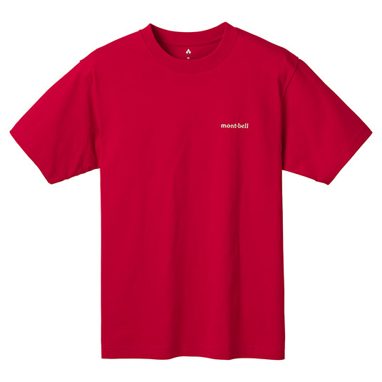ペアスキンコットン T Men's レッド