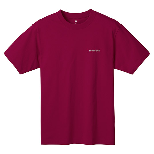 ペアスキンコットン T Men's ワインレッド