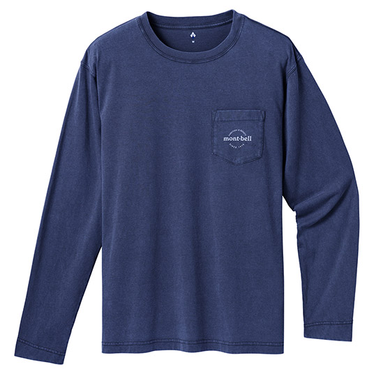 ウォッシュアウト コットン ロングスリーブT Men's ネイビー