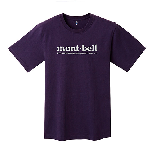 ペアスキンコットン T mont-bell パープル