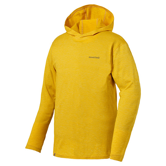 US メリノウールプラス ライト フーディー Men's イエロー