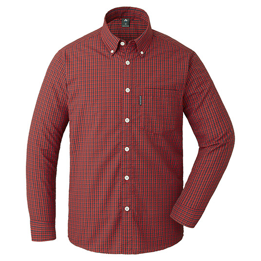 US WIC.ドライタッチ ロングスリーブシャツ Men's レッド